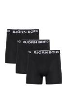 Bamboo Cotton Blend Boxer 3P Black Björn Borg