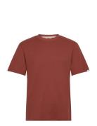 Akkikki S/S Waffle Tee Burgundy Anerkjendt