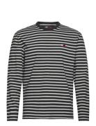 Tjm Reg Breton Stp Ls Tee Black Tommy Jeans