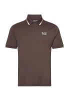 Polo Shirt Brown EA7