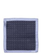 H-Pocket Sq-222 Navy BOSS