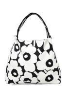 Knitted Bag Large Unikko Black Marimekko