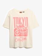 Neon Rainbow Over D Tee Cream Superdry