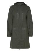Cargo Curve Jacket Green Rains