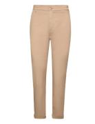 Tapered-Leg Stretch Chinos Brown Hope