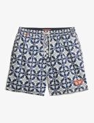 Tile Print 16 Swim Short Navy Superdry