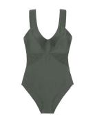 Saint Tropez Shaping Swimsuit Green Dorina