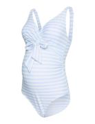 Mlkathy Tess Padded Swimsuit 2F Blue Mamalicious
