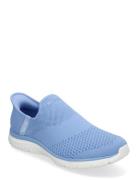 Women Virtue Sleek Blue Skechers