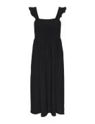 Pcluna Smock Strap Dress Sa Jrs Bc Black Pieces