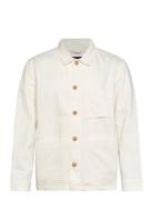 Linen Blend Overshirt White Lindbergh