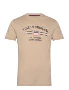 Vin T-Shirt Matt Men Beige VINSON