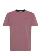 4-Col Oxford Regular Ss T-Shirt Burgundy GANT