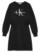 Glitter Monologo Hwk Dress Black Calvin Klein