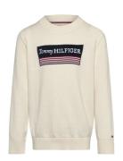 Monotype 1985 Reg Sweater Cream Tommy Hilfiger