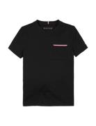 Pocket Tee S/S Black Tommy Hilfiger
