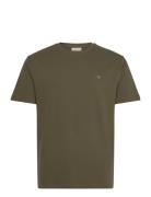 Texture Ss T-Shirt Khaki GANT