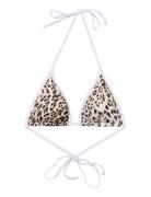 Gzlelou Bikini Top Brown Gestuz