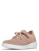 Super-Q Knit Slip-On Laced Sneakers Pink FitFlop
