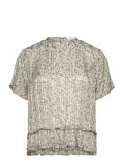 Rwgloria Ss Blouse Patterned Rosemunde