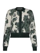 Jacquard Crew Neck Cardigan Green Scotch & Soda