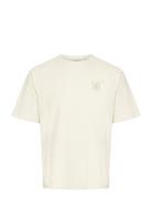 Cfarcher Tee With Back Print Cream Casual Friday