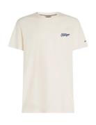 Hilfiger Summer Photo Tee Cream Tommy Hilfiger
