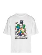 Minecraft Cotton T-Shirt White Mango