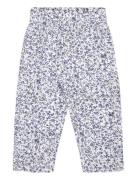 Printed Cotton Trousers White Mango