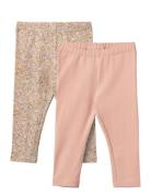 2 Leggings Jules Pink Wheat