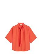 Shirts/Blouses Short Sleeve Red Marc O'Polo