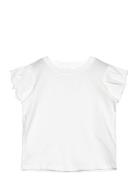 Short-Sleeved Cotton T-Shirt White Mango