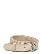 Pctimara Leather Contrast Jeans Belt Fp Cream Pieces