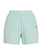 Medium Drawstring Ithaca Stripe Green Tommy Hilfiger
