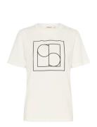 Slvarga Embroidered Tee Ss White Soaked In Luxury