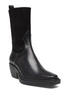 Western 2 Leathers Black Apair