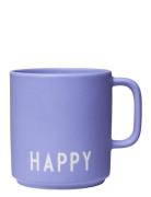 Vip Favourite Cup With Handle Purple Design Letters