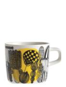 Siirtolap. Coffee Cup 2Dl Yellow Marimekko Home