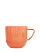 Confetti Apricot Krus M/Relief Porcelæn 1 Stk 35 Cl. Orange Aida