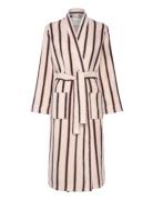Rwadamo Striped Robe Beige Rosemunde