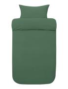 Frøya St Washed Bed Set Green Høie Of Scandinavia