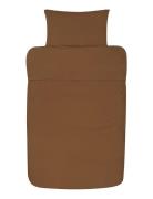 Frøya St Washed Bed Set Brown Høie Of Scandinavia