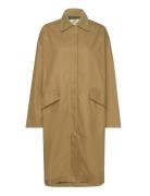 Heavy Twill River Coat Beige Mads Nørgaard
