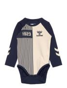 Hmlstripy Body L/S Navy Hummel