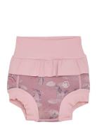 Trunks W. Frills, Flower Aop Pink Color Kids