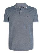 Linen Pique Reg Polo Navy Tommy Hilfiger