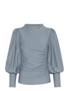 Rifagz Puff Blouse Noos Blue Gestuz