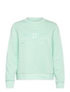 Reg Tonal Shield C-Neck Sweat Green GANT