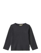 T-Shirt L/S Milo Navy Wheat