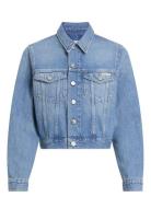 Cropped 90S Denim Trucker Blue Calvin Klein Jeans